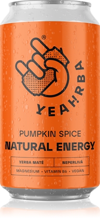 Yeahrba Yerba Maté Pumpkin Spice přírodní energetický nápoj (limitovaná edice)
