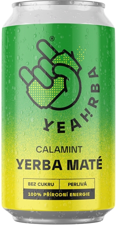 Yeahrba Yerba Maté Calamint přírodní energetický nápoj bez přidaného cukru