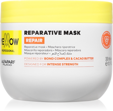 Yellow Professional Repair Reparative Mask Restoring Mask for damaged hair