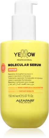 Yellow Professional Repair Molecular Serum Leave-in Serum for damaged hair