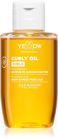 Yellow Professional Curls Curly Oil Radiance Oil for curly hair