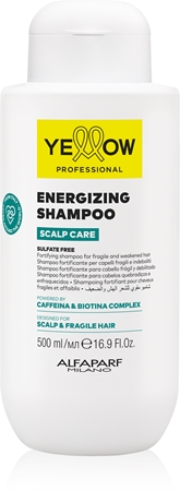 Yellow Professional Scalp Care Energizing Shampoo stärkendes Shampoo für schwaches Haar mit Neigung zum Haarausfall