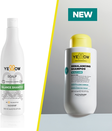 Yellow Professional Scalp Care Rebalancing Shampoo das Reinigungsshampoo für fettige Kopfhaut