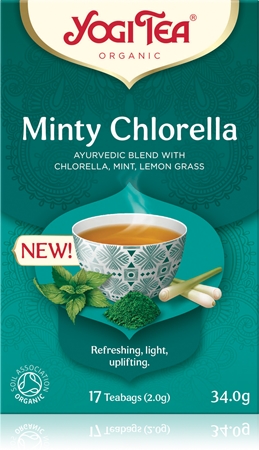 Yogi Tea Minty Chlorella BIO porciovaný čaj