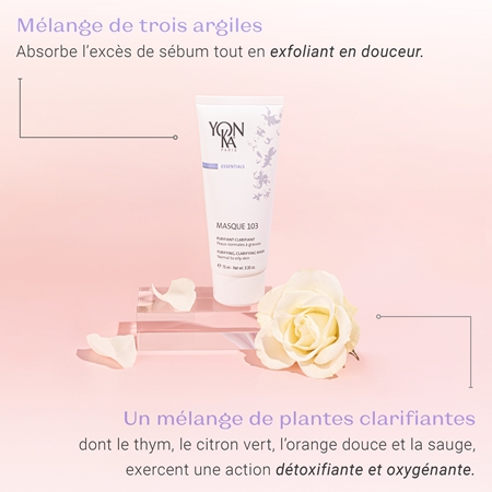 Yon-Ka Essentials Masque 103 masque à l'argile pour peaux normales à grasses