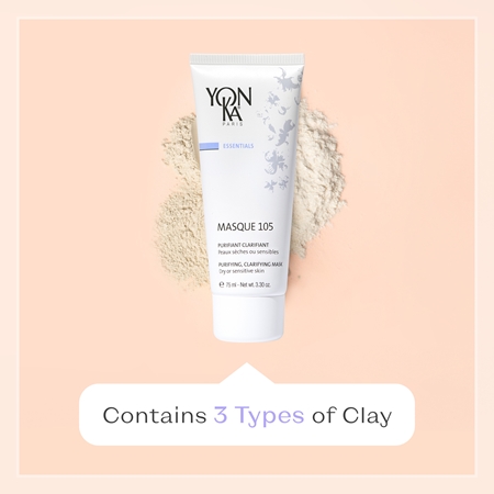 Yon-Ka Essentials Masque 105 masque à l'argile pour peaux sèches