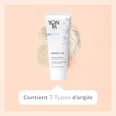 Yon-Ka Essentials Masque 105 masque à l'argile pour peaux sèches