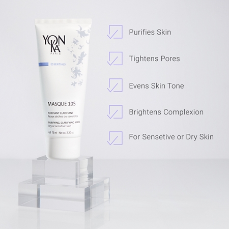 Yon-Ka Essentials Masque 105 masque à l'argile pour peaux sèches