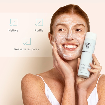 Yon-Ka Essentials Cleansing Milk lait démaquillant purifiant visage et yeux