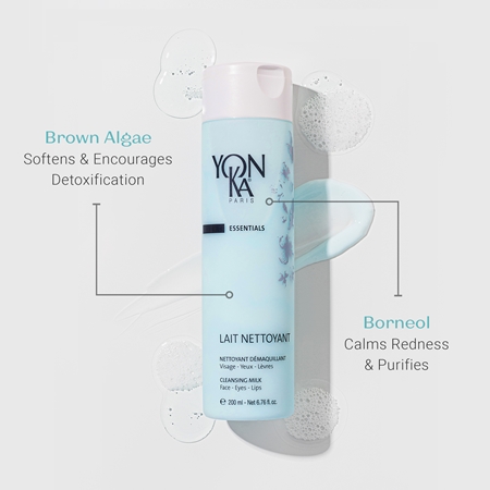 Yon-Ka Essentials latte struccante detergente per viso e occhi
