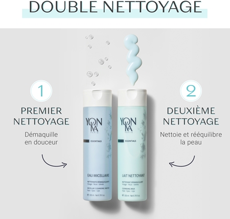 Yon-Ka Essentials Cleansing Milk lait démaquillant purifiant visage et yeux