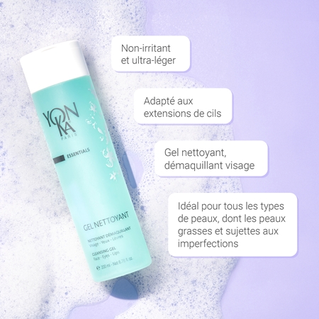 Yon-Ka Essentials gel démaquillant et nettoyant visage et yeux