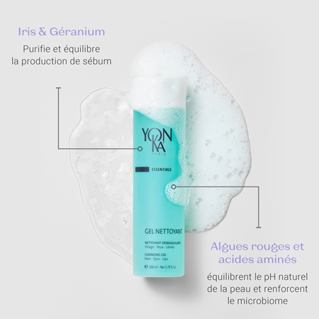 Yon-Ka Essentials gel démaquillant et nettoyant visage et yeux