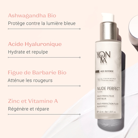 Yon-Ka Age Defense Nude Perfect Fluide fluide anti-oxydant protecteur pour un visage parfait