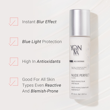Yon-Ka Age Defense Nude Perfect Fluide fluide anti-oxydant protecteur pour un visage parfait