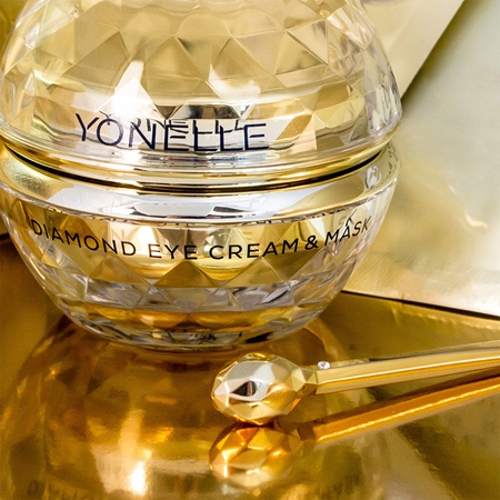 Yonelle Diamond Cream & Mask Krem-maska wokół oczu przeciw zmarszczkom i cienom pod oczami