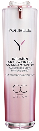Yonelle Infusíon CC krém s protivráskovým účinkem SPF 10