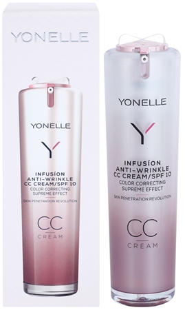 Yonelle Infusíon CC krém s protivráskovým účinkem SPF 10