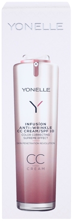 Yonelle Infusíon CC krém s protivráskovým účinkem SPF 10