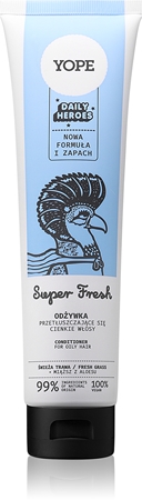 Yope Daily Heroes Fresh Conditioner Fresh Grass Volume Condicioner for oily hair