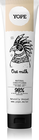 Yope Oat Milk balsamo naturale per capelli normali senza brillantezza