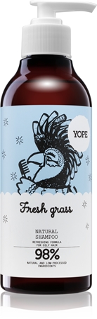 Yope Fresh Grass šampon pro mastné vlasy