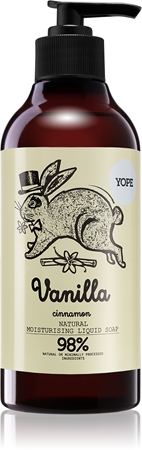 Yope Vanilla & Cinnamon přírodní tekuté mýdlo na ruce