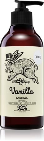 Yope Vanilla & Cinnamon mydło w płynie o działaniu nawilżającym
