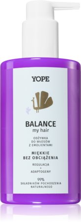 Yope BALANCE my hair καθαριστικό κοντίσιονερ για λιπαρά μαλλιά