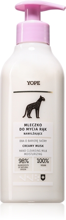 Yope Creamy Musk tekuté mýdlo na ruce s hydratačním účinkem