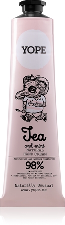 Yope Tea & Mint krém na ruce pro výživu a hydrataci
