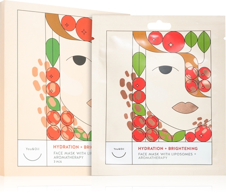 You&Oil Hydration & Brightening masque tissu éclat et hydratation