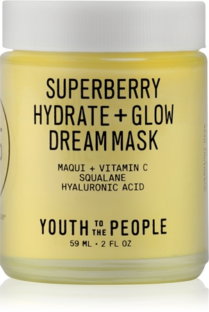 Youth To The People Superberry Hydrate + Glow Dream Mask maska pro rozjasnění a hydrataci