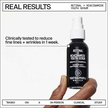 Youth To The People Youth Retinal + Niacinamide Serum noční sérum proti stárnutí pleti