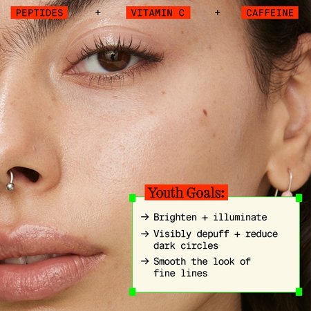 Youth To The People Energy Peptides + C Eye Concentrate koncentrované sérum na očné okolie