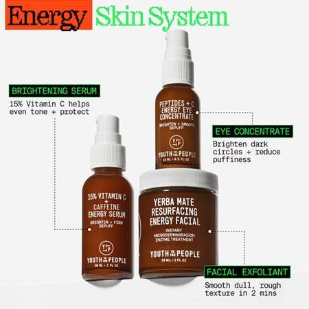 Youth To The People Energy Peptides + C Eye Concentrate koncentrované sérum na očné okolie