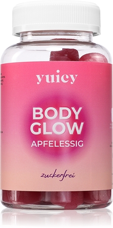 yuicy Body Glow Apfelssig Gummies Kauwürfel zur Unterstützung des Stoffwechsels