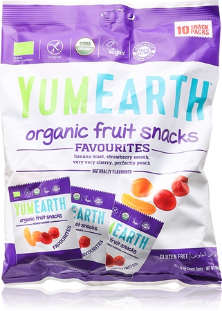 Yum Earth Fruit snacks BIO želé bonbóny vegan
