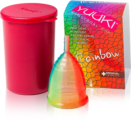 Yuuki Rainbow Line 1 + cup copo menstrual