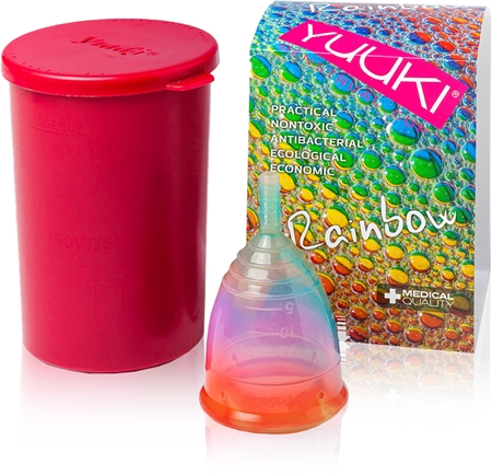 Yuuki Rainbow Jolly 1 + cup copo menstrual