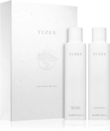 Yuzen Duo Daily Gentle Peel conjunto (para iluminar e alisar pele)