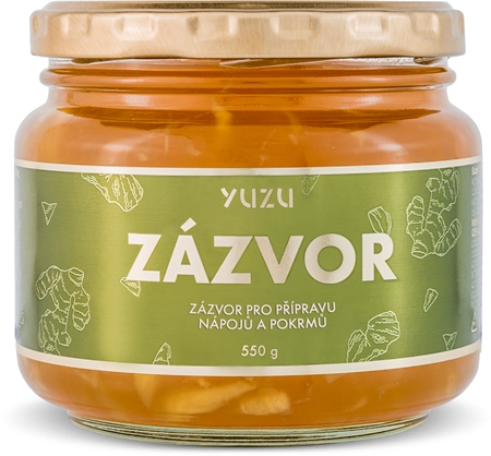 Yuzu Zázvor konzervované plody zázvoru