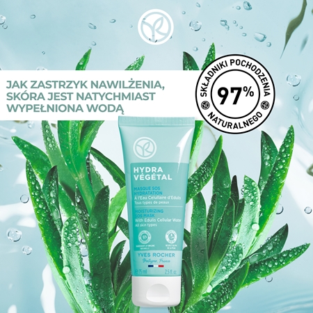 Yves Rocher Hydra Végétal intensywna maska nawilżająca