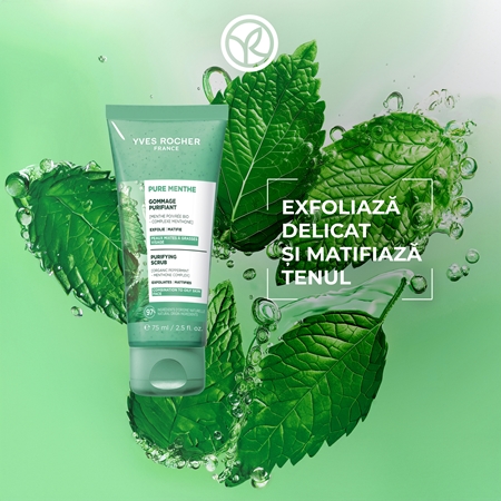 Yves Rocher Pure Menthe exfoliant de curățare