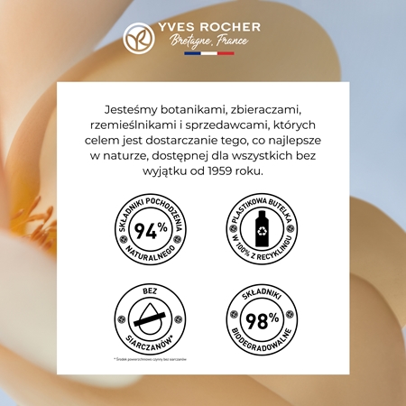 Yves Rocher Monoi de Tahiti żel pod prysznic do ciała i włosów