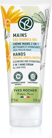 Yves Rocher Mains Creme hidratante para mãos com ingrediente antibacteriana