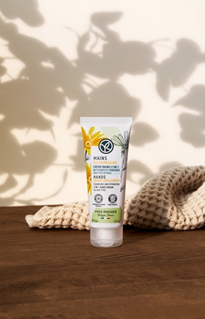 Yves Rocher Mains Creme hidratante para mãos com ingrediente antibacteriana