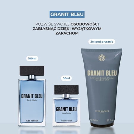 Yves Rocher Granit Bleu żel pod prysznic do ciała i włosów