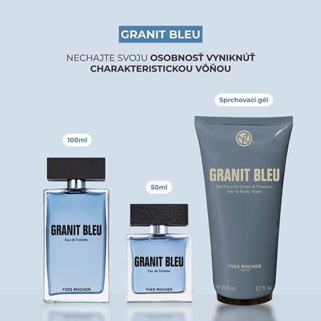 Yves Rocher Granit Bleu sprchový gél na telo a vlasy