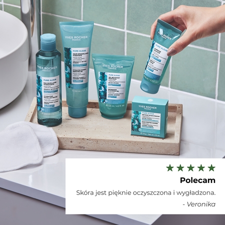 Yves Rocher Pure Algue żel oczyszczający o działaniu odświeżającym